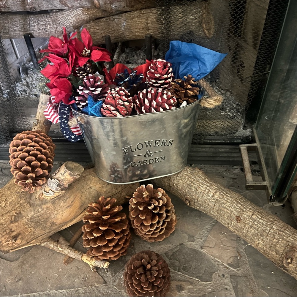 July 4th Decoration. Celebrate with Red, White & Blue